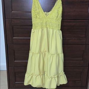 Summer yellow dress